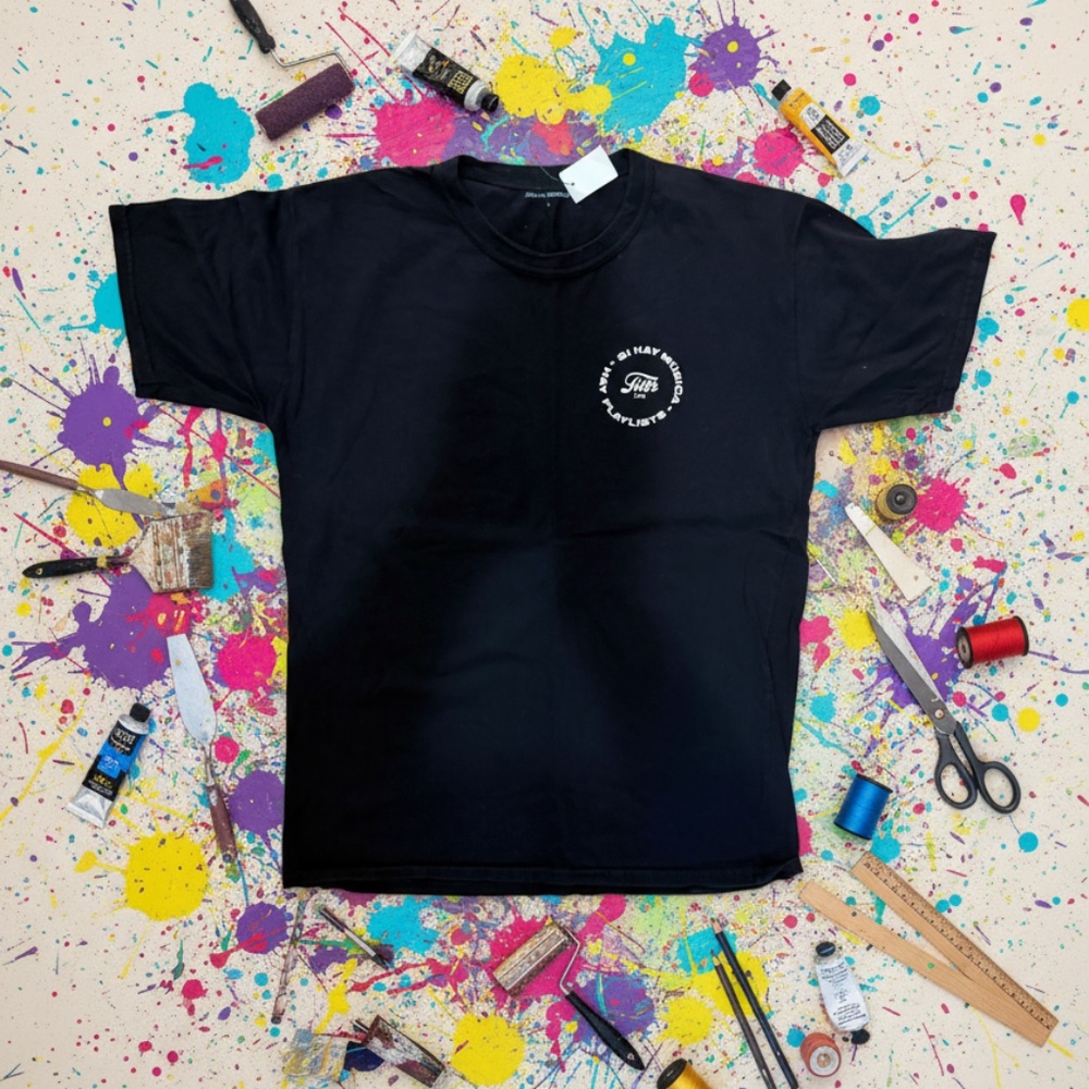 Adolfa Remeras Filtr Sur Graphic Tee Black Regular